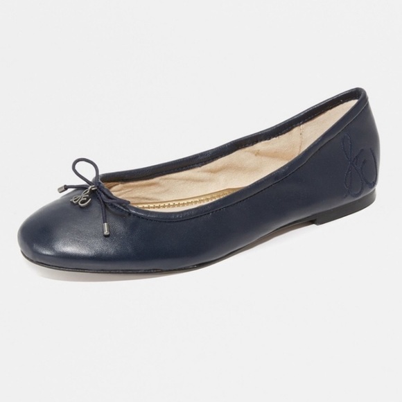 sam edelman navy blue flats